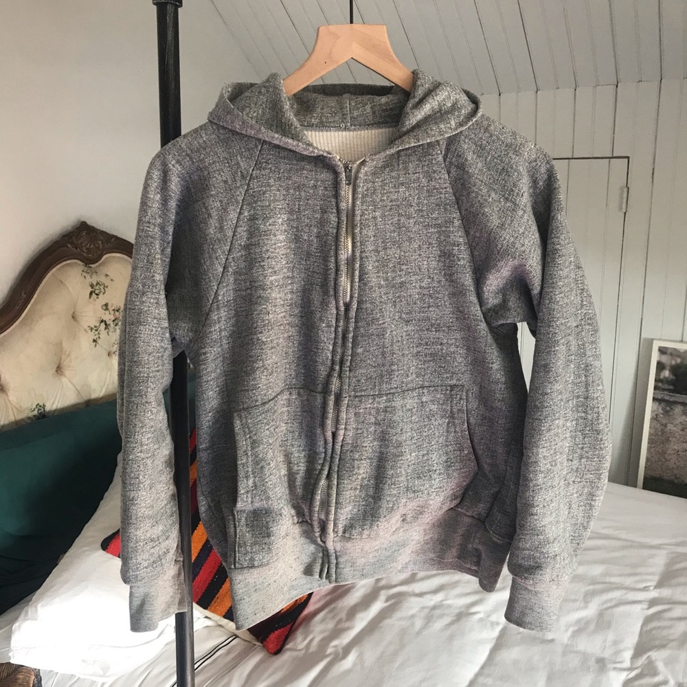 Vintage thermal lined sweatshirt